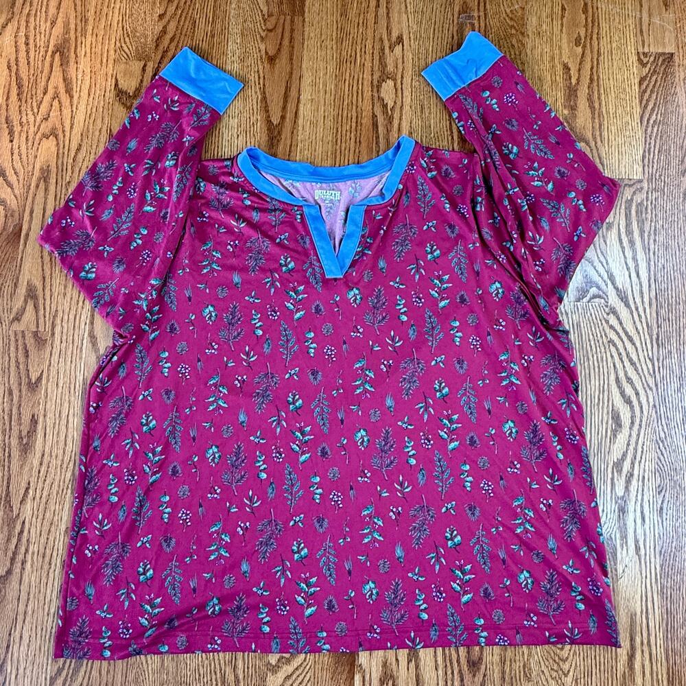 Duluth Trading Co. Stretch Modal 3X Pajama Set Cabincore Naturecore Cozy - Picture 2 of 7